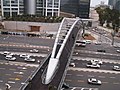 Pont per a vianants damunt de l'autovia.