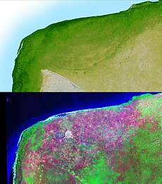 Chicxulub crater Image: NASA.