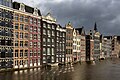 122 Colorful canal houses at golden hour in Damrak avenue Amsterdam the Netherlands uploaded by Basile Morin, nominated by Basile Morin,  19,  0,  0