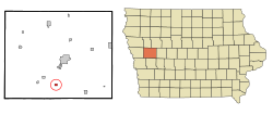 Location of Buck Grove, Iowa