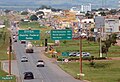 Tronçon concomitant avec BR-040, près de Valparaíso de Goiás, à la frontière entre le Distrito Federal et Goiás.