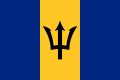 Flag of Barbados (trident)