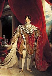 King George IV's Coronation Portrait, 1821