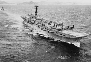 HMS <i>Triumph</i> (R16) 1946 Colossus-class aircraft carrier of the Royal Navy