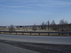 The western end of the eastern half of Interstate 76 begins at an interchange in Westfield Township