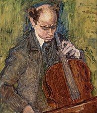 Pablo Casals au violoncelle, 1904, Rotterdam, musée Boijmans Van Beuningen.