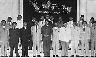 <span class="mw-page-title-main">First Ali Sastroamidjojo Cabinet</span> Indonesian Cabinet 1953–1955