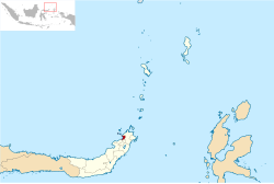 Location within North Sulawesi