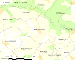 Mercy-le-Haut – Mappa