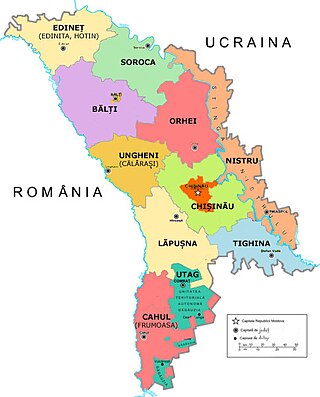 <span class="mw-page-title-main">Counties of Moldova</span>