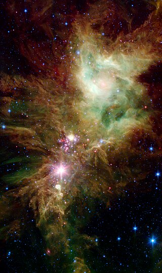 <span class="mw-page-title-main">NGC 2264</span> Open cluster in the constellation Monoceros