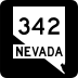 State Route 342 marker