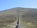 Il Mourne Wall sul Slieve Donard