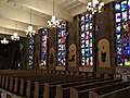 Stained glass on the right side of St. Joseph Pro-Cathedral