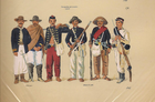 Truppe dell'esercito brasiliano (ufficiali e soldati) nella spedizione contro Canudos nel 1897