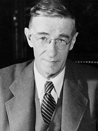 <span class="mw-page-title-main">Vannevar Bush</span> American electrical engineer and science administrator (1890–1974)