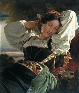 Jeune Fille des monts Sabins (1832-1836), Musée des beaux-arts de Montréal.