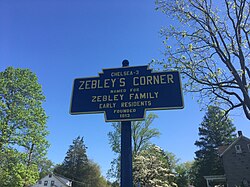 Keystone Marker for Zebleys Corner