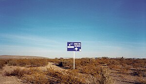 The Mapimi Silent Zone, also known as the Death Zone or the Zone of Silence. Zona-del-Silencio.jpg