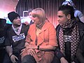 Claudia Roth mit Aktiven der HipHop Academy Hamburg