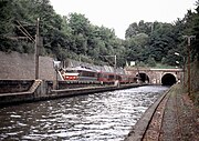 treintunnel en kanaaltunnel bij Arzviller