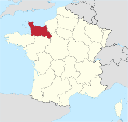 Vị trí của Basse-Normandie