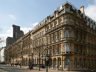 <span class="mw-page-title-main">Colmore Row</span> Street in Birmingham, England