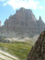 Croda Montanaia, a poche centinaia di metri dal campanile di Val Montanaia