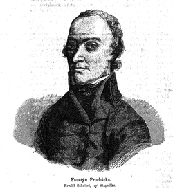 František Faustin Procházka (kreslil Josef Scheiwl 1867)