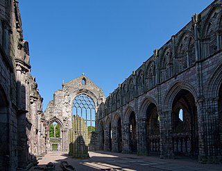 <span class="mw-page-title-main">Holyrood Abbey</span> Architectural structure in Edinburgh