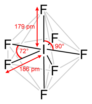 <span class="mw-page-title-main">Iodine heptafluoride</span> Chemical compound