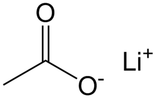 <span class="mw-page-title-main">Lithium acetate</span> Chemical compound