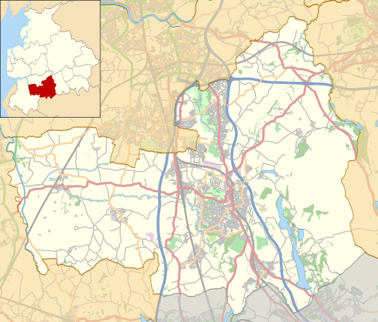 Borough of Chorley is located in the Borough of Chorley