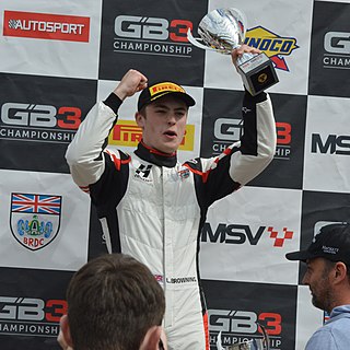 <span class="mw-page-title-main">Luke Browning</span> British racing driver (born 2002)