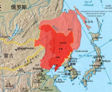 大清帝國的內滿洲、外滿洲和庫頁島