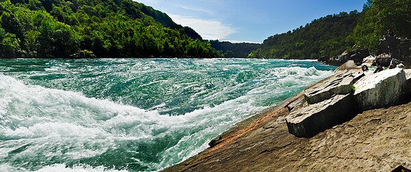 View of Niagara River from Niagara Glen Nature Reserve