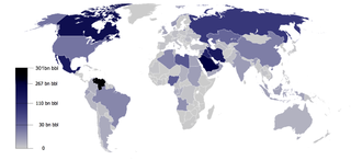 <span class="mw-page-title-main">Oil reserves in Venezuela</span> Oil reserves located in Venezuela