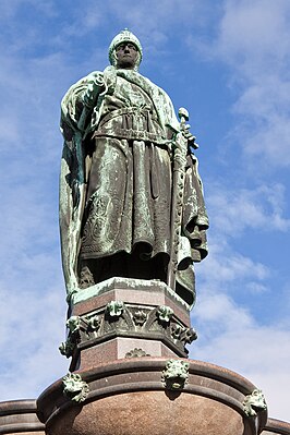 Standbeeld Otto II in Freiburg