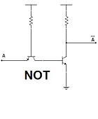 NPN transistor–transistor logic inverter