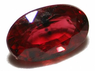 <span class="mw-page-title-main">Ruby (color)</span> Color that represents the ruby gemstone