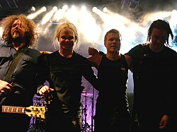 The Rasmus 2009-ben. Balról jobbra Rantasalmi, Ylönen, Hakala és Heinonen.