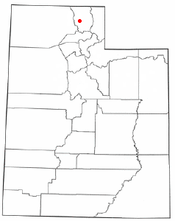 Location of Nibley, Utah