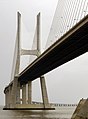 Vasco da Gama Bridge. View from north, Lisbon.