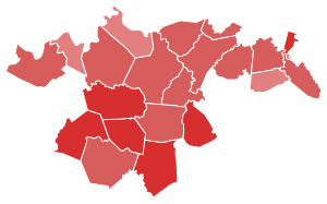 2012 Kentucky's 2nd congressional district election results map by county.svg