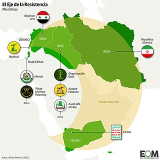 <span class="mw-page-title-main">Axis of Resistance</span> Informal Iranian-led military coalition in West Asia