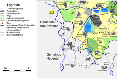 Seenlandschaft des Borkener Braunkohlerevieres