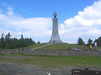 The War Memorial Tower atop Mount Greylock