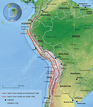 <span class="mw-page-title-main">Inca road system</span> Transportation system of the Inca empire