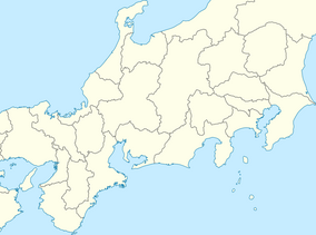 Map showing the location of Fuji-Hakone-Izu National Parks