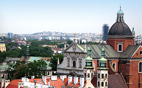 View from Kraków Old Town